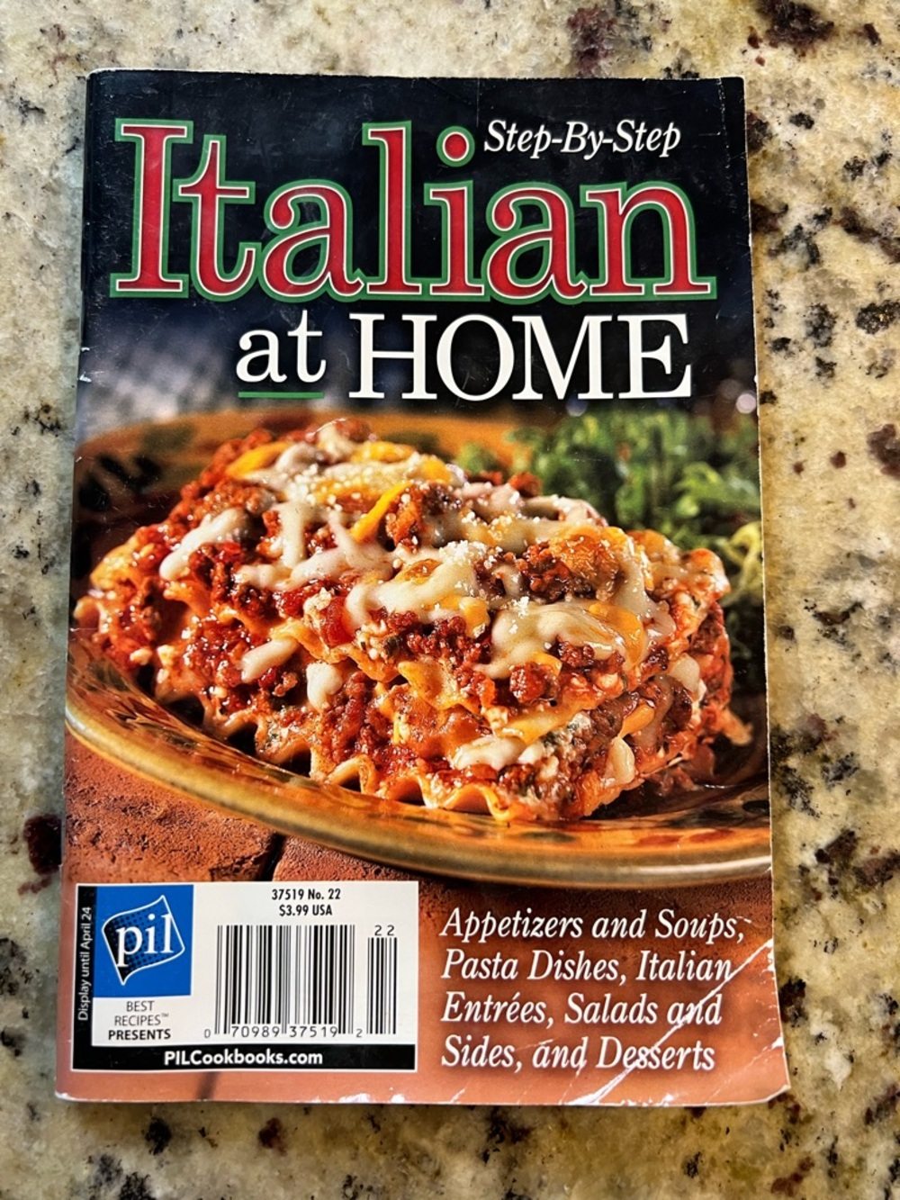 Italian at Home Cookbook - paperback